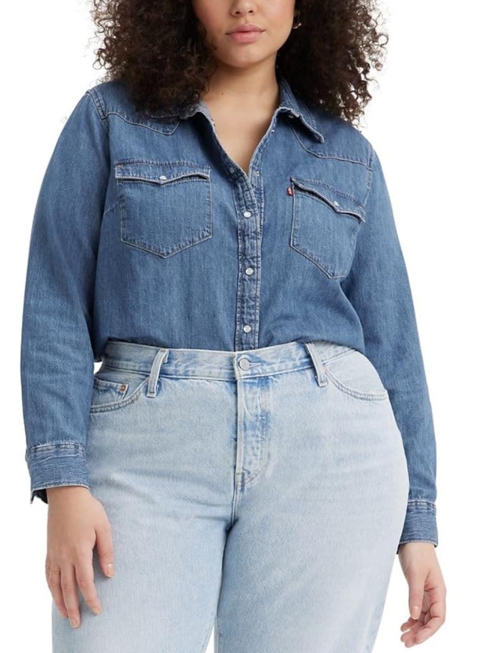 Levi's Women’s Ultimate Western Denim Shirt - Size XL